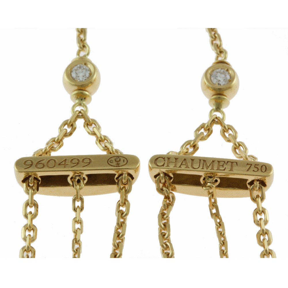 ショーメ リアン ネックレス 18金 K18イエローゴールド ダイヤモンド Chaumet 中古 美品 ショーメ リアン ネックレス 18金 K18イエローゴールド ダイヤモンド Chaumet 中古 美品