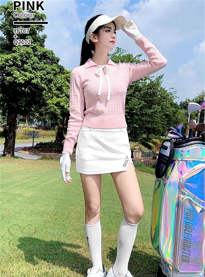 ゴルフ GOLF ウールセーター 秋 冬 レディース コート ゴルフウェア