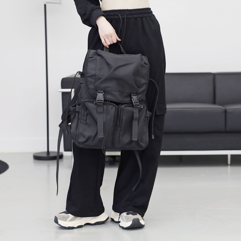 [ ] Reversible Flap Two-Pocket Backpack 韓国人気 Regen two pocket backpack 新商品 新学期 韓国人気 韓国