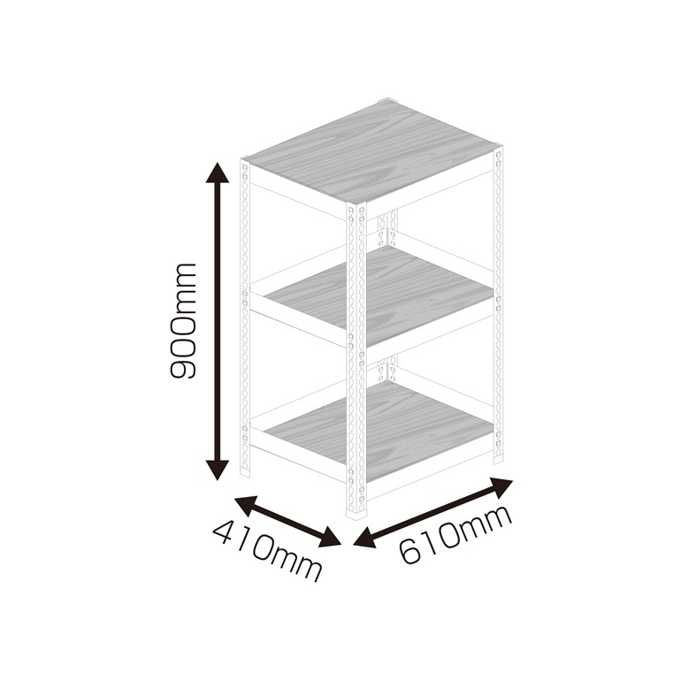 スチールラック 3段 幅61cm 奥行41cm 高さ90cm 総耐荷重150kg 頑丈 レンジ台 スチール棚 オープンラック 靴収納 オープンシェルフ スリム MK-KT23N 正規品 スチールラック 3段 幅61cm 奥行41cm 高さ90cm 総耐荷重150kg 頑丈 レンジ台 スチール棚 オープンラック 靴収納 オープンシェルフ スリム MK-KT23N 正規品