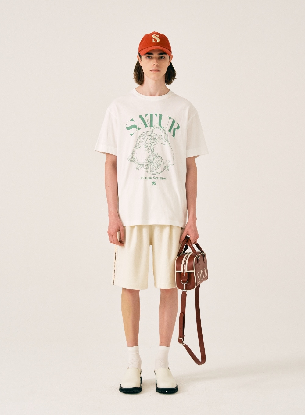 Tシャツ・カットソー SATUR Capri Citron Drawing Summer Graphic Short Sleeve T-Shi MUSINSA | SATUR Capri Citron Drawing Summer Graphic Short