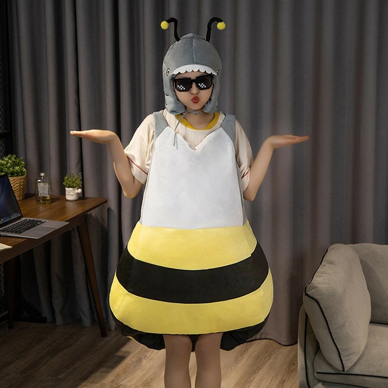 サメ 蜂 動物 着ぐるみ コスプレ衣装 bee 衣装 ハロウィン仮装 変装 コスチューム 可愛い 着せ替え 変身グッズ cosplay キャラクター きぐるみ 大人服 女の子 パーティー 面白い 撮影
