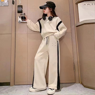 Qoo10] 秋冬新作 子供服 2点セット 長袖トップ : キッズ
