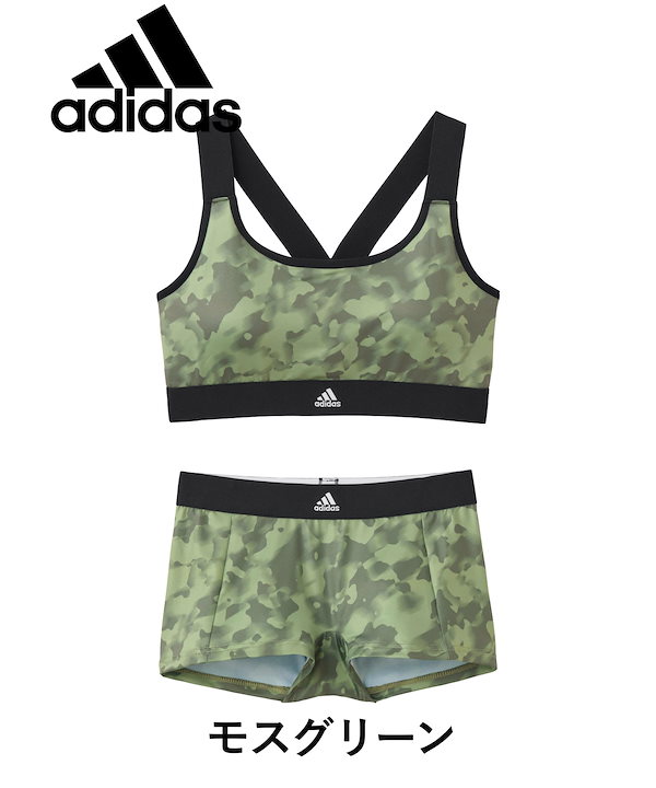 Qoo10] adidas Prints レディース ブラ＆ショーツ