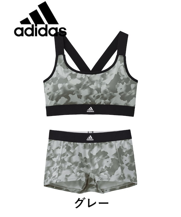 Qoo10] adidas Prints レディース ブラ＆ショーツ