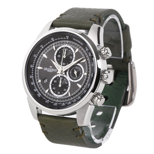 グランドールプラス メンズウォッチイタリアンレザーバンドシリーズ