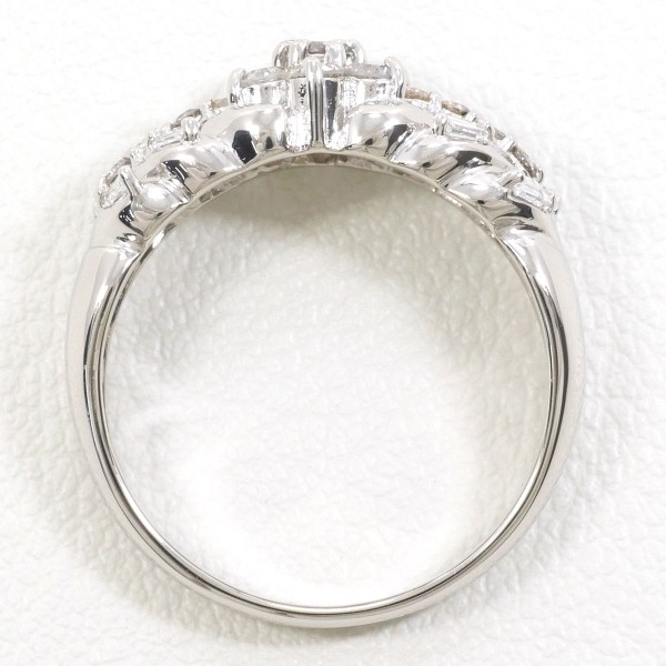 PT900 プラチナ リング 指輪 11号 ダイヤ 0.50 総重量約5.0g ジュエリー 中古 PT900 プラチナ リング 指輪 11号 ダイヤ 0.50 総重量約5.0g ジュエリー 中古