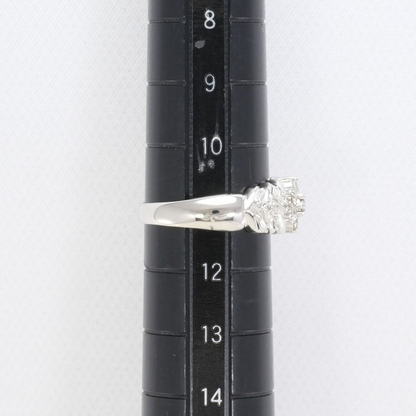 PT900 プラチナ リング 指輪 11号 ダイヤ 0.50 総重量約5.0g ジュエリー 中古 PT900 プラチナ リング 指輪 11号 ダイヤ 0.50 総重量約5.0g ジュエリー 中古