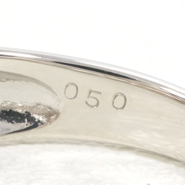 PT900 プラチナ リング 指輪 11号 ダイヤ 0.50 総重量約5.0g ジュエリー 中古 PT900 プラチナ リング 指輪 11号 ダイヤ 0.50 総重量約5.0g ジュエリー 中古