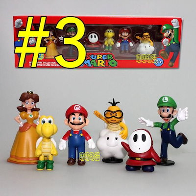 スーパーマリオ フィギュア　7点セット スーパーマリオ フィギュア 7点セット - メルカリ