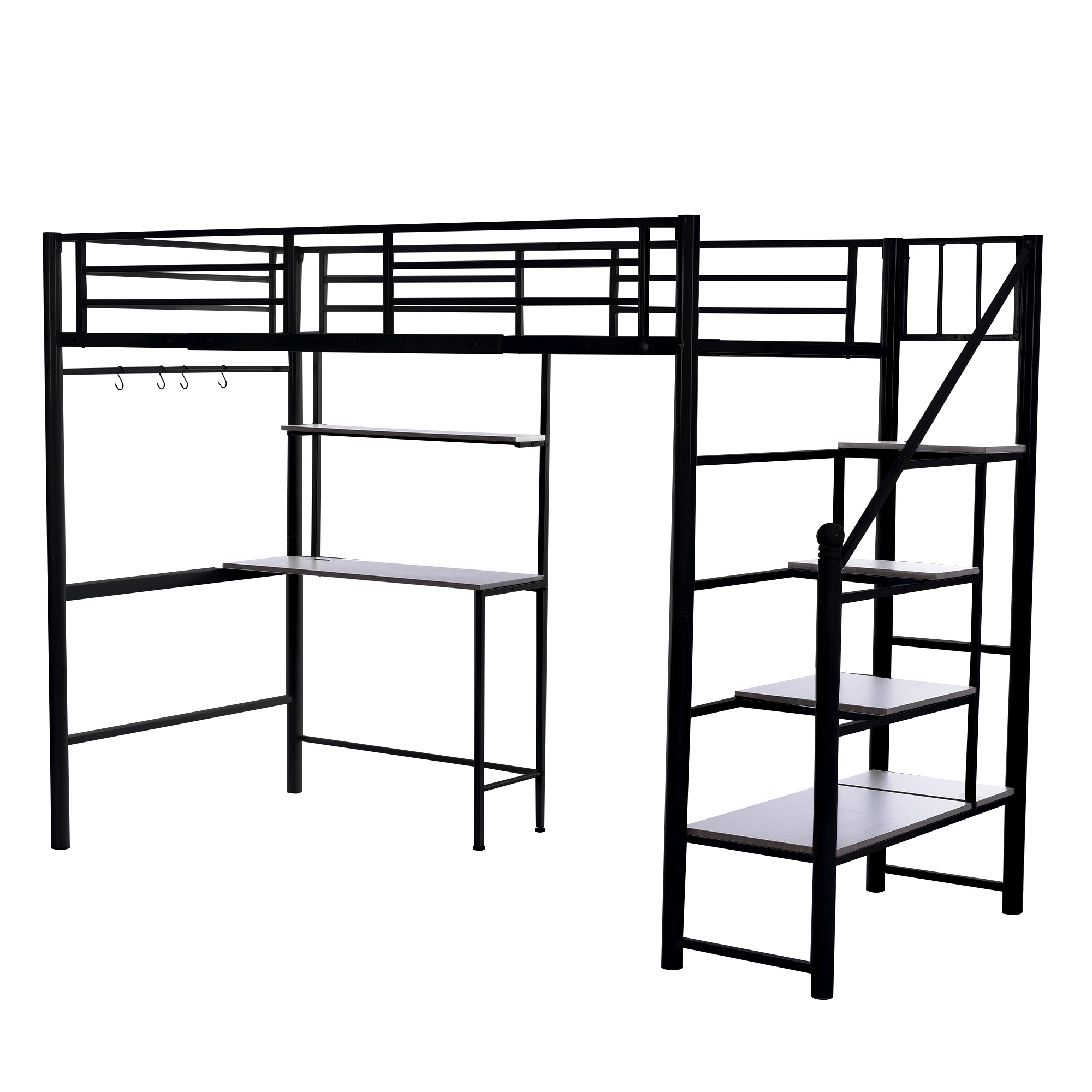 86ロフトベッド シングル 階段付き パイプベッド デスク付き 北欧風 コンセント付き 収納 子供ベッド 耐震 ベッド パイプ 金属 昇降らくらく 高さ170cm 耐荷重150kg 86ロフトベッド シングル 階段付き パイプベッド デスク付き 北欧風 コンセント付き 収納 子供ベッド 耐震 ベッド パイプ 金属 昇降らくらく 高さ170cm 耐荷重150kg