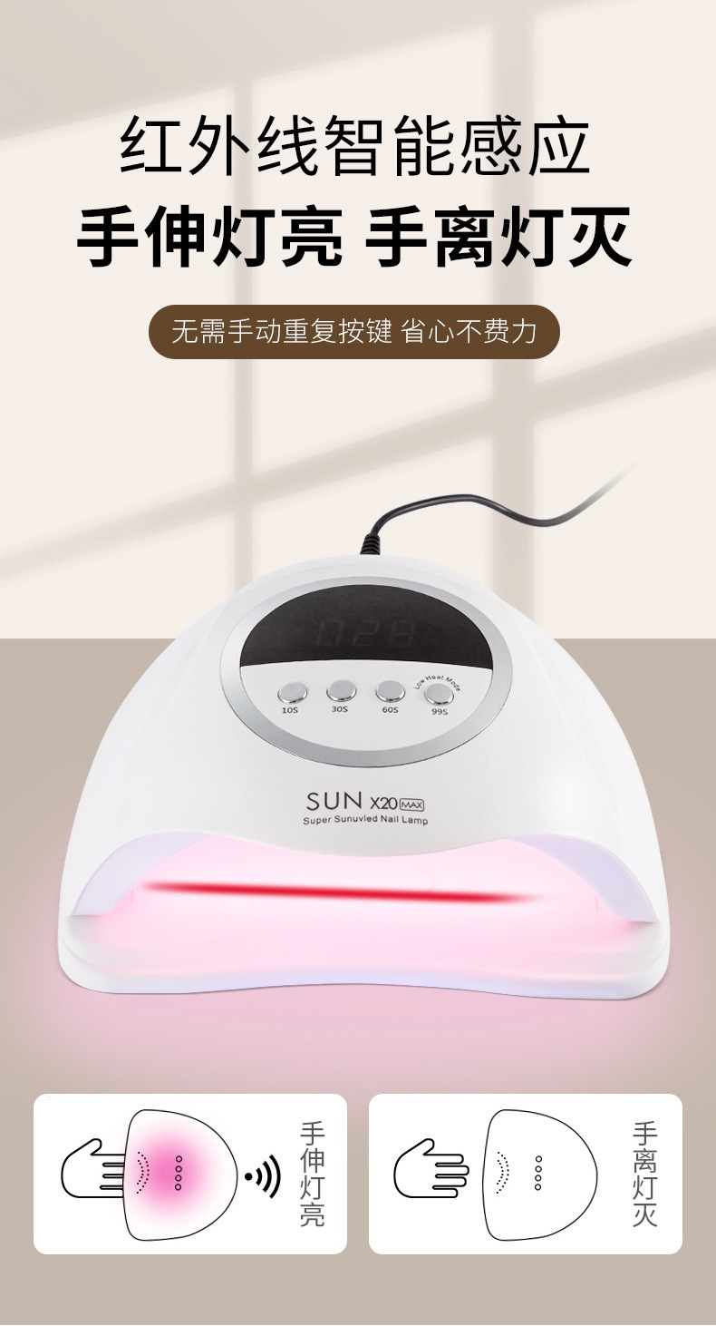 団体購入8件ネイルライト UVライト 320W 四段階タイマー設定 硬化ライト 全てのジェルネイルに対応 団体購入8件ネイルライト UVライト 320W 四段階タイマー設定 硬化ライト 全てのジェルネイルに対応