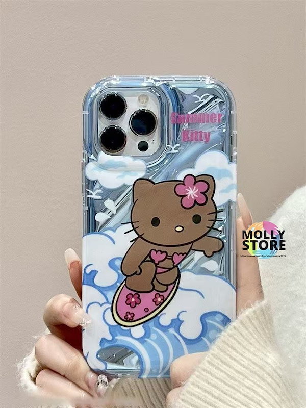 Qoo10] 日焼けキティ かわいい iphone15