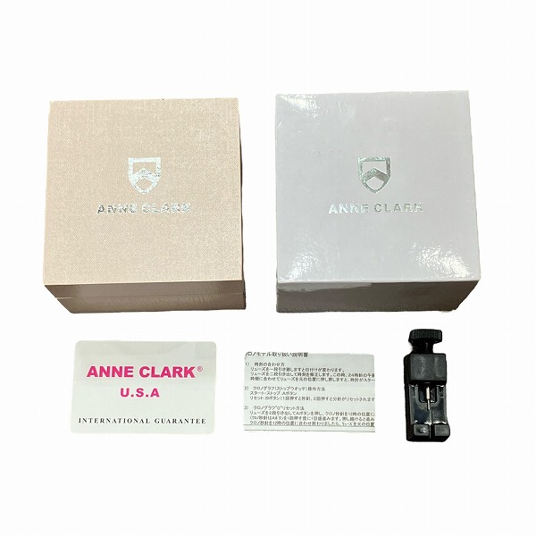 アンクラーク AM-1012VD クォーツ レディース 時計 腕時計 【中古】