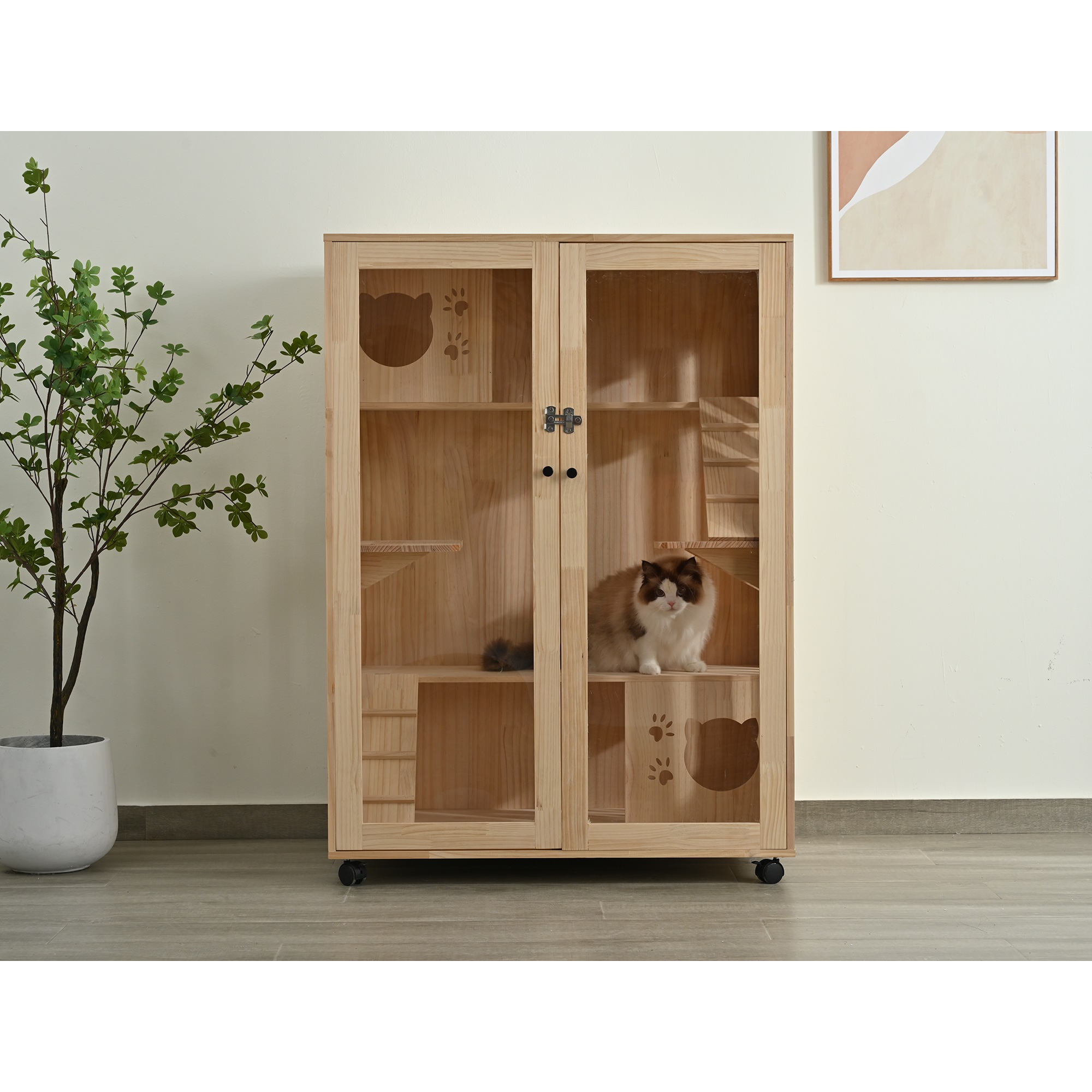 1448猫 ケージ キャットケージ 3段 木製フレーム 広々 大型 猫ゲージ 高級感 おしゃれ キャットハウス ネコ ハウス 多段 留守番 保護 脱走防止 多頭飼い 多頭 ペットケージ 1448猫 ケージ キャットケージ 3段 木製フレーム 広々 大型 猫ゲージ 高級感 おしゃれ キャットハウス ネコ ハウス 多段 留守番 保護 脱走防止 多頭飼い 多頭 ペットケージ