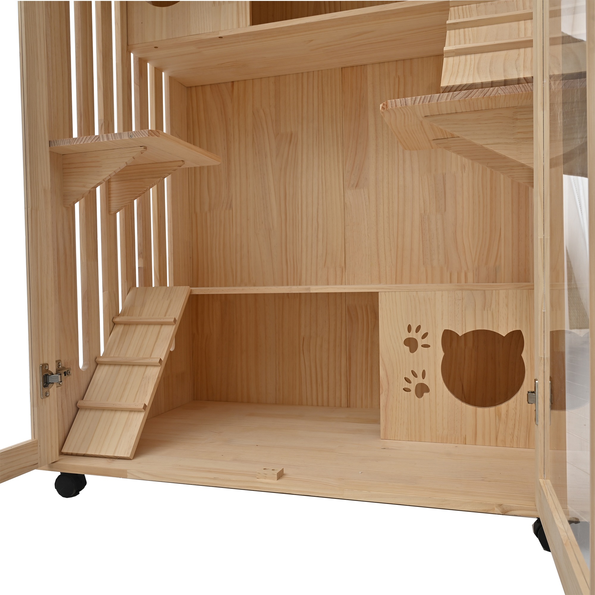 1448猫 ケージ キャットケージ 3段 木製フレーム 広々 大型 猫ゲージ 高級感 おしゃれ キャットハウス ネコ ハウス 多段 留守番 保護 脱走防止 多頭飼い 多頭 ペットケージ 1448猫 ケージ キャットケージ 3段 木製フレーム 広々 大型 猫ゲージ 高級感 おしゃれ キャットハウス ネコ ハウス 多段 留守番 保護 脱走防止 多頭飼い 多頭 ペットケージ