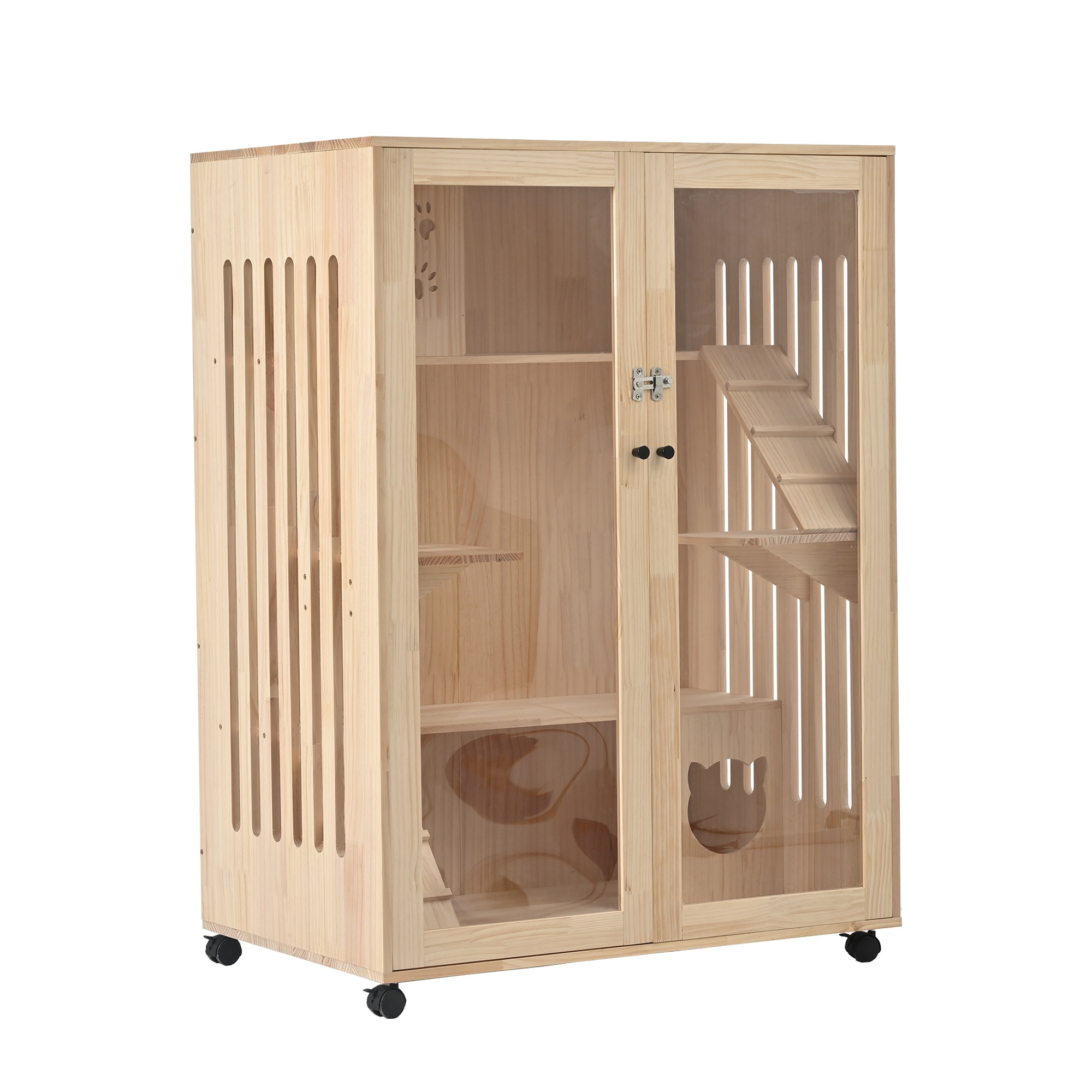 1448猫 ケージ キャットケージ 3段 木製フレーム 広々 大型 猫ゲージ 高級感 おしゃれ キャットハウス ネコ ハウス 多段 留守番 保護 脱走防止 多頭飼い 多頭 ペットケージ 1448猫 ケージ キャットケージ 3段 木製フレーム 広々 大型 猫ゲージ 高級感 おしゃれ キャットハウス ネコ ハウス 多段 留守番 保護 脱走防止 多頭飼い 多頭 ペットケージ