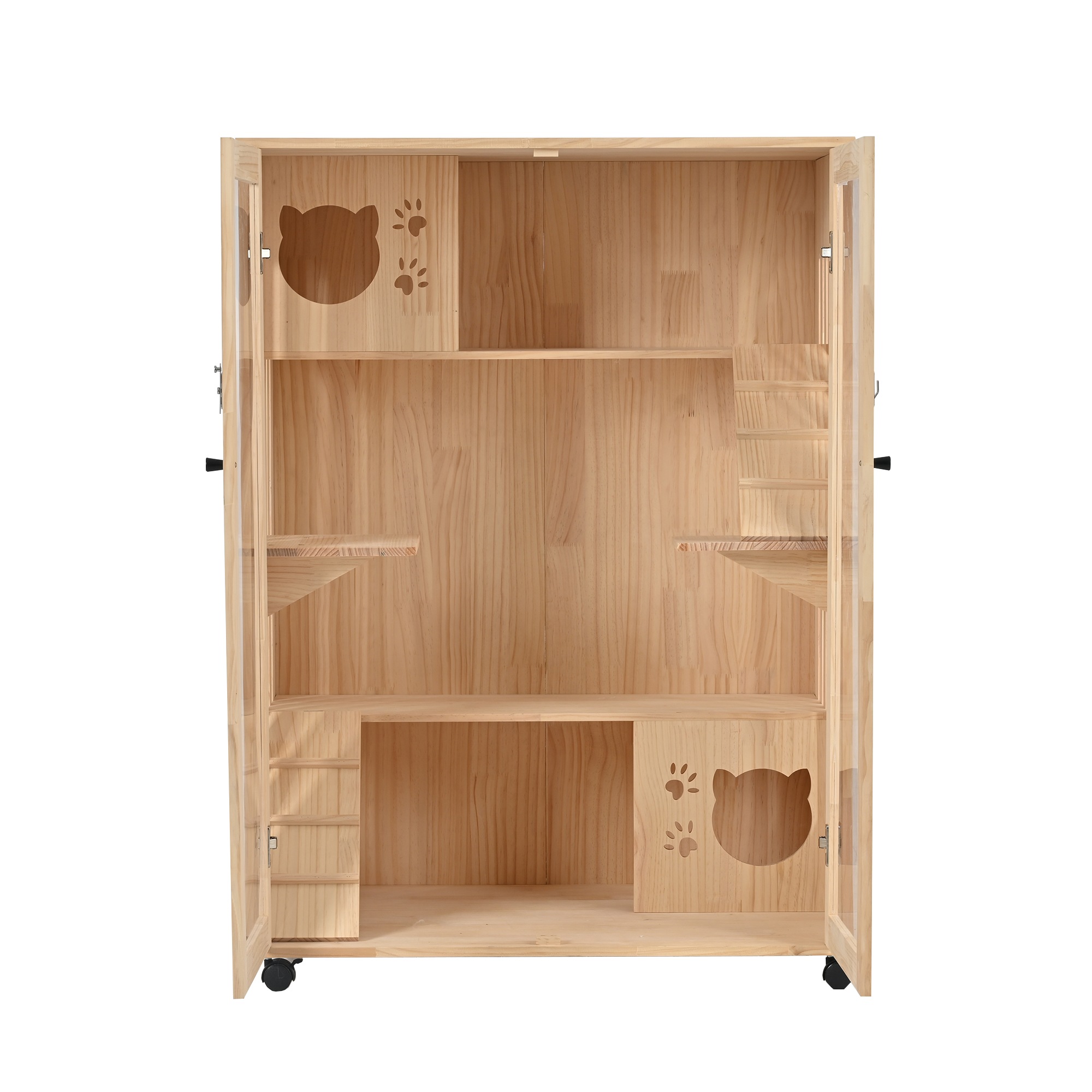 1448猫 ケージ キャットケージ 3段 木製フレーム 広々 大型 猫ゲージ 高級感 おしゃれ キャットハウス ネコ ハウス 多段 留守番 保護 脱走防止 多頭飼い 多頭 ペットケージ 1448猫 ケージ キャットケージ 3段 木製フレーム 広々 大型 猫ゲージ 高級感 おしゃれ キャットハウス ネコ ハウス 多段 留守番 保護 脱走防止 多頭飼い 多頭 ペットケージ