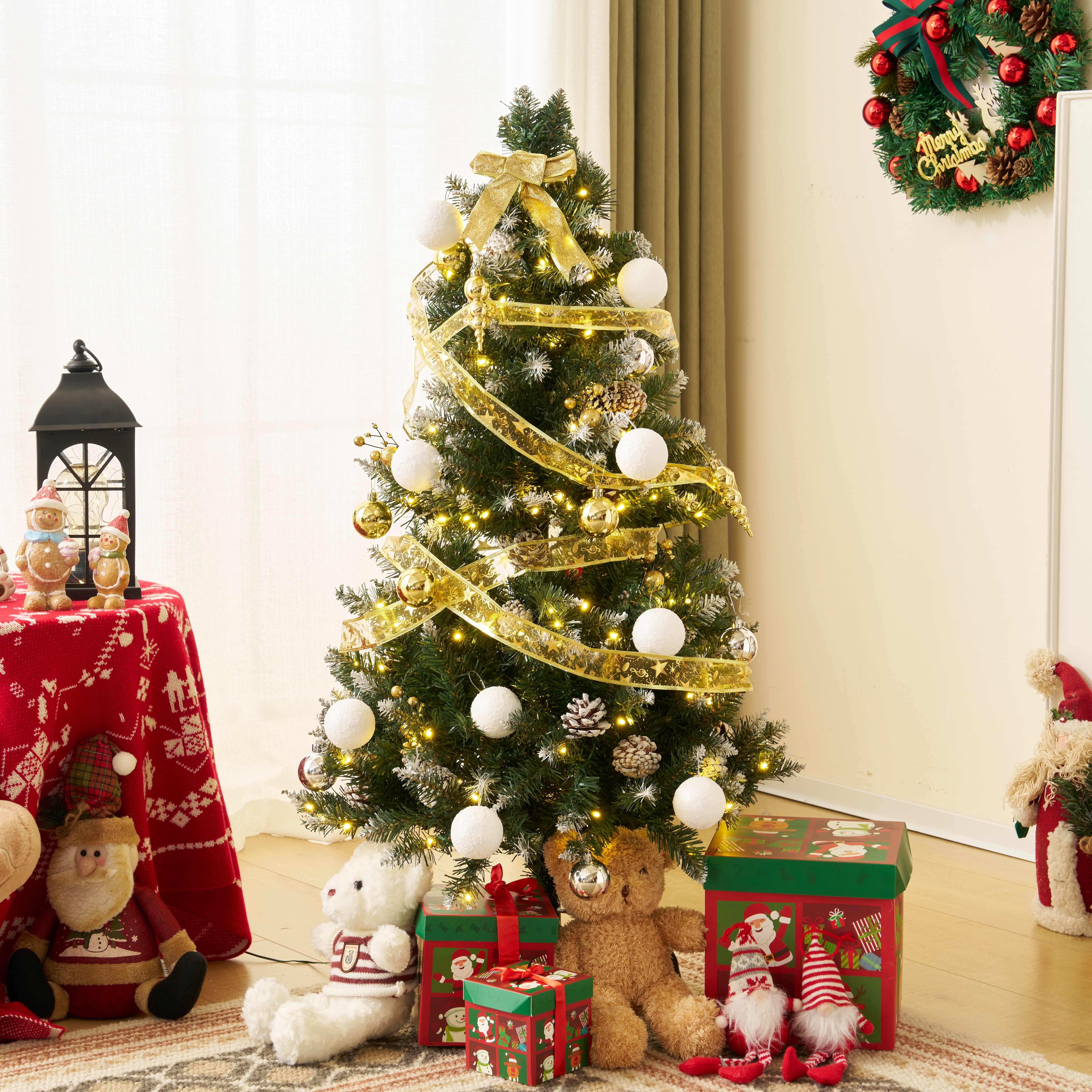 2022【季節人気商品】クリスマスツリー 180cm スチール脚 おしゃれ 北欧 クリスマスツリーセット オーナメントセット LEDイルミネーションライト LEDロープライト 2022【季節人気商品】クリスマスツリー 180cm スチール脚 おしゃれ 北欧 クリスマスツリーセット オーナメントセット LEDイルミネーションライト LEDロープライト