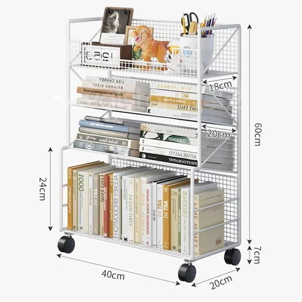 Qoo10] 本棚 収納棚 ブックシェルフ デスクサイ