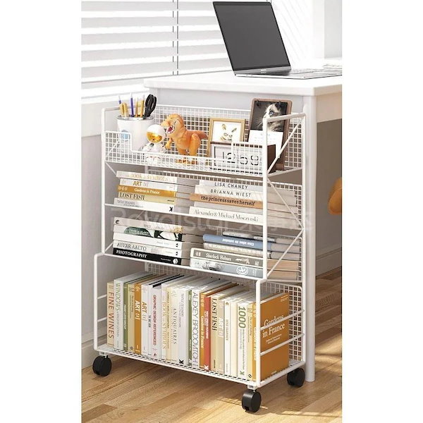 Qoo10] 本棚 収納棚 ブックシェルフ デスクサイ