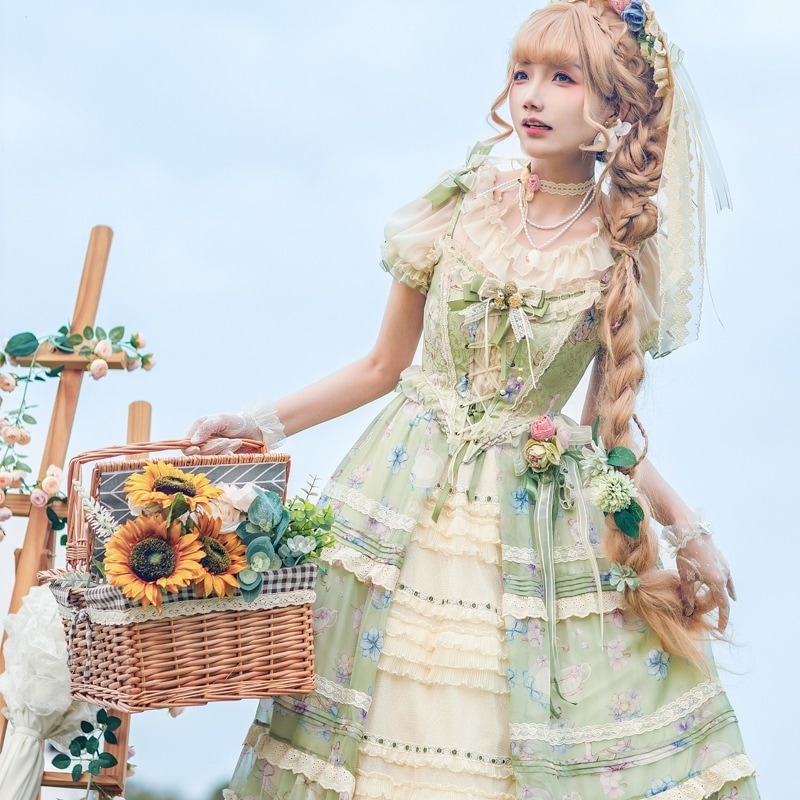 ベティのアフタヌーンティーワンピース3点セット ロリータワンピース ベティのアフタヌーンティーワンピース3点セット ロリータワンピース