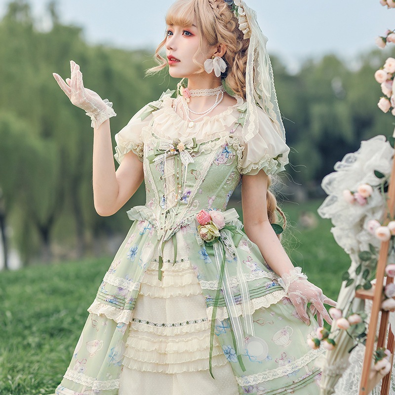 ベティのアフタヌーンティーワンピース3点セット ロリータワンピース ベティのアフタヌーンティーワンピース3点セット ロリータワンピース