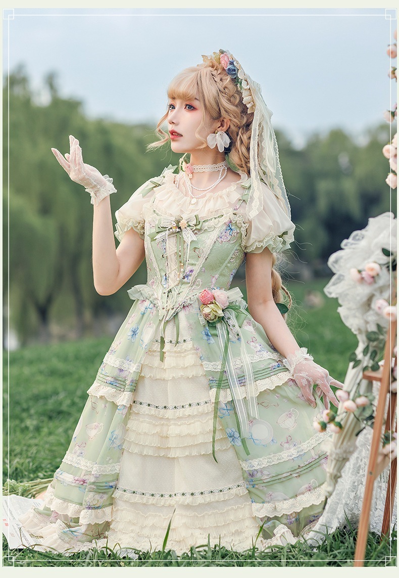 ベティのアフタヌーンティーワンピース3点セット ロリータワンピース ベティのアフタヌーンティーワンピース3点セット ロリータワンピース