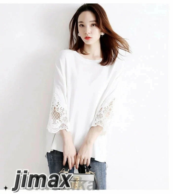 ブラウス レディース 40代 春夏新作 オシャレブラウス 白シャツ 七分袖トップス レース切り替えチュニック上品 大人 通勤OL ゆったりTシャツ 30代 50代 ブラウス レディース 40代 春夏新作 オシャレブラウス 白シャツ 七分袖トップス レース切り替えチュニック上品 大人 通勤OL ゆったりTシャツ 30代 50代