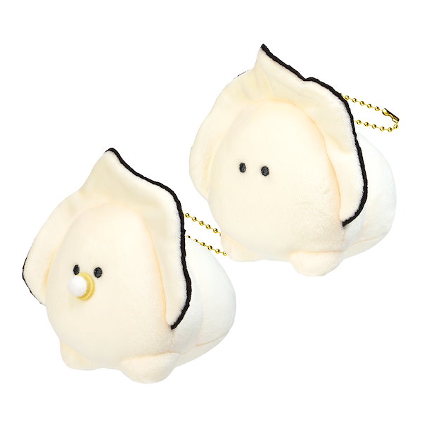 Qoo10] ぬいぐるみ キーホルダー チャーム 牡蠣