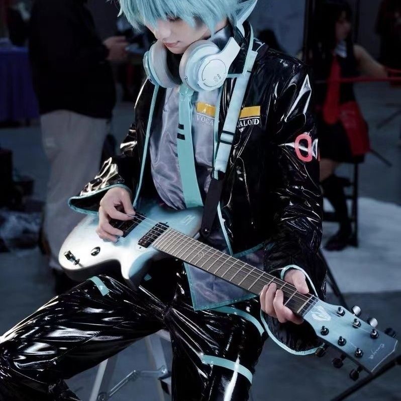 ボーカロイドmikuo男性版02初音ミク性転服フルセットcos服