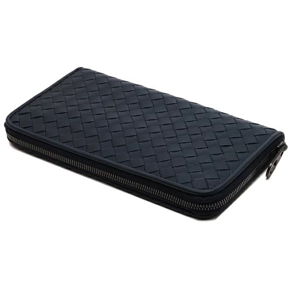 長財布 イントレチャート ネイビー メンズ BOTTEGA VENETA 510643 V4651 4013