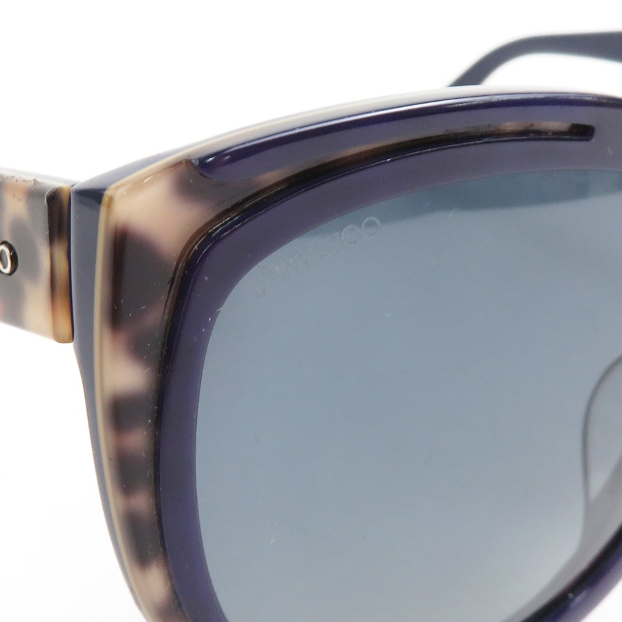 ジミーチュウ JIMMY CHOO サングラス プラスチック ネイビー×ブラウン系 レディース h31348a ジミーチュウ JIMMY CHOO サングラス プラスチック ネイビー×ブラウン系 レディース h31348a