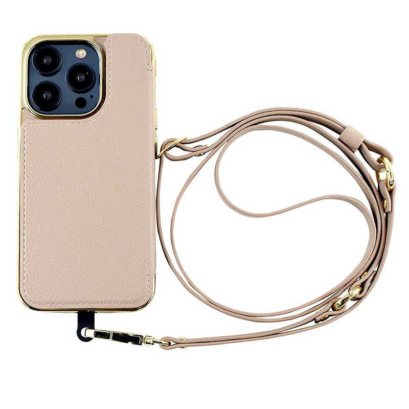 CCCフロンティア　iPhone15 Pro 6.1インチ Cross Body Case Duo ベージュ　MLCSIP23MP2CBBE
