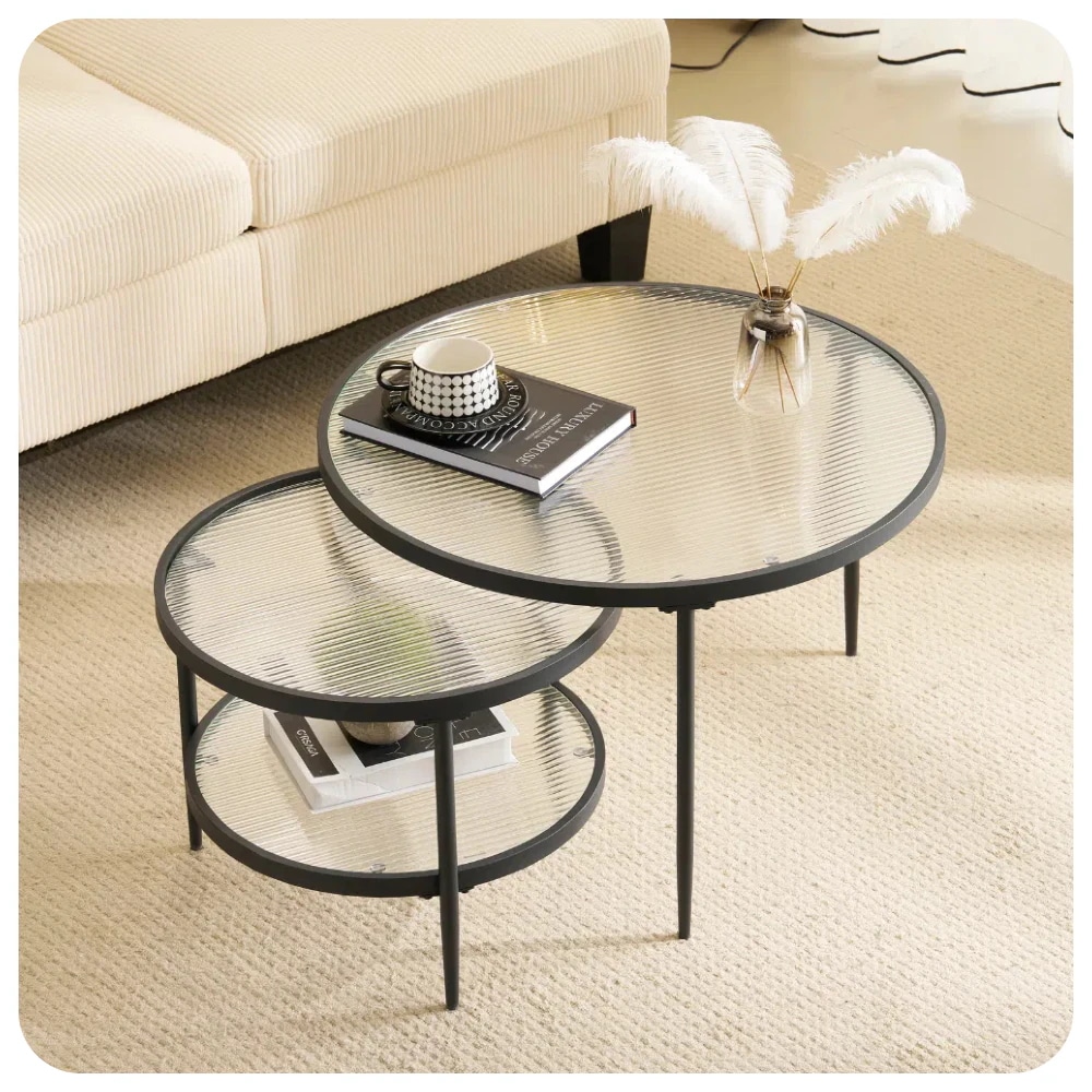 人気再入荷❣2点セット ガラステーブル センターテーブル ガラス天板 リビング ガラステーブル センターテーブル ガラス天板 2点セットル リビング