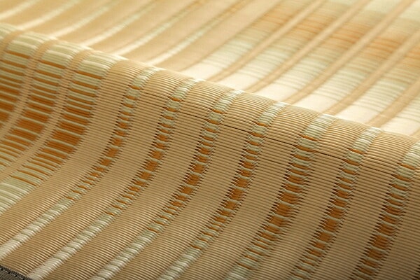 洗える ござ カーペット 江戸間6畳 約261x352cm グリーン 国産