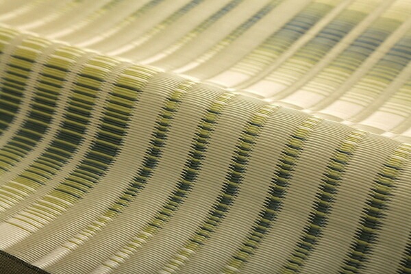 洗える ござ カーペット 江戸間6畳 約261x352cm グリーン 国産