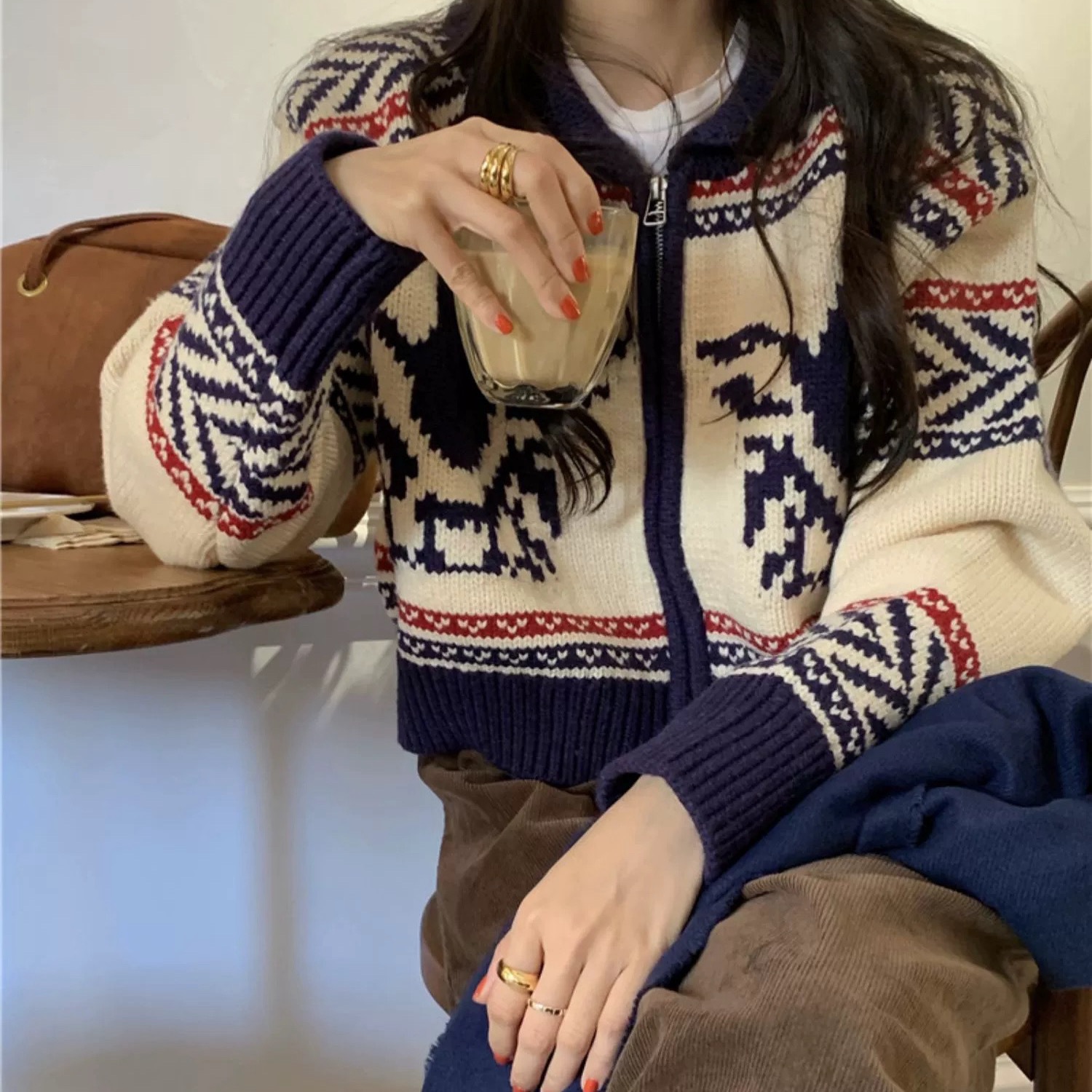 レディース トップス ジャケット ニット セーター カウチンニット カーディガン ショートカーディガン ショートジャンパー 上着 クロップド丈 長袖 スクープカラー ファスナー ジップ ジッパー レディース トップス ジャケット ニット セーター カウチンニット カーディガン ショートカーディガン ショートジャンパー 上着 クロップド丈 長袖 スクープカラー ファスナー ジップ ジッパー