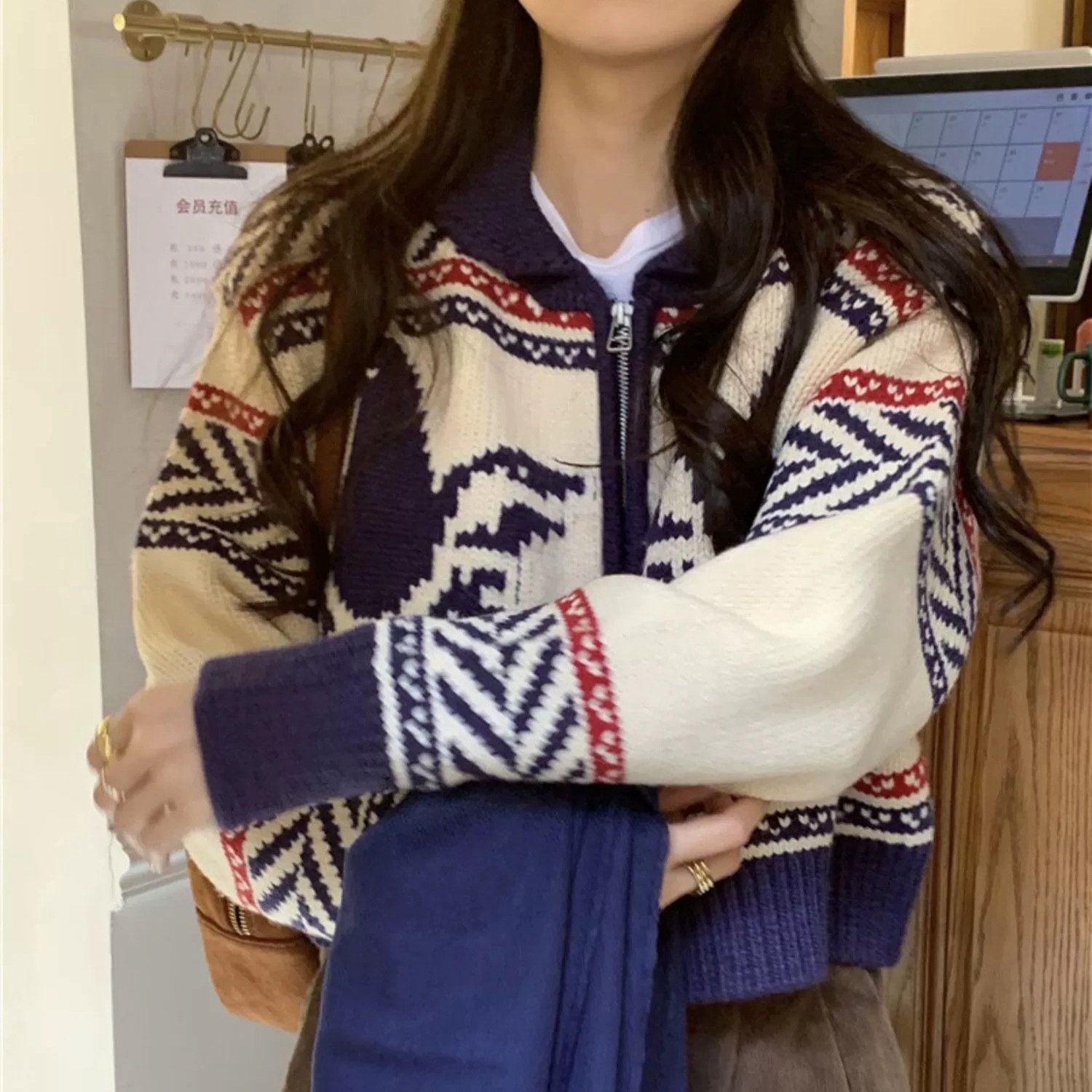 レディース トップス ジャケット ニット セーター カウチンニット カーディガン ショートカーディガン ショートジャンパー 上着 クロップド丈 長袖 スクープカラー ファスナー ジップ ジッパー レディース トップス ジャケット ニット セーター カウチンニット カーディガン ショートカーディガン ショートジャンパー 上着 クロップド丈 長袖 スクープカラー ファスナー ジップ ジッパー