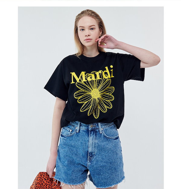 [100%韓国正規品 大人気!] FLOWER MARDI TEE