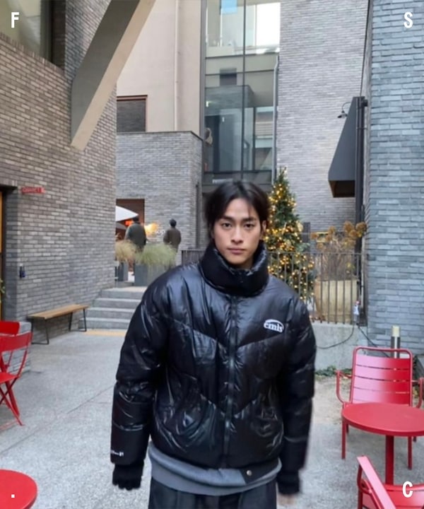 Qoo10 EMIS DUCK DOWN CROP 無地 ミド