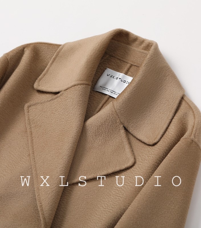 THE R*W 同じスタイルのカスタマイズカラー/カシミア & キャメルヘア & マルベリー シルク & ハイカウント ウール コート THE R*W 同じスタイルのカスタマイズカラー/カシミア & キャメルヘア & マルベリー シルク & ハイカウント ウール コート