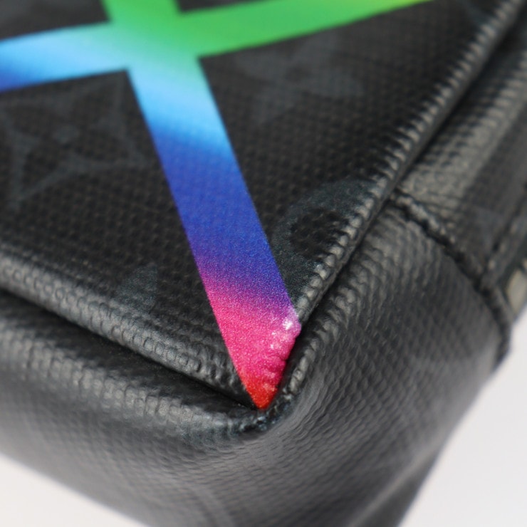 美品 ルイヴィトン ビジューサック スクエアーポーチ シャイニー モノグラム キーホルダー MP2467 黒 マルチ【本物保証】 美品 ルイヴィトン ビジューサック スクエアーポーチ シャイニー