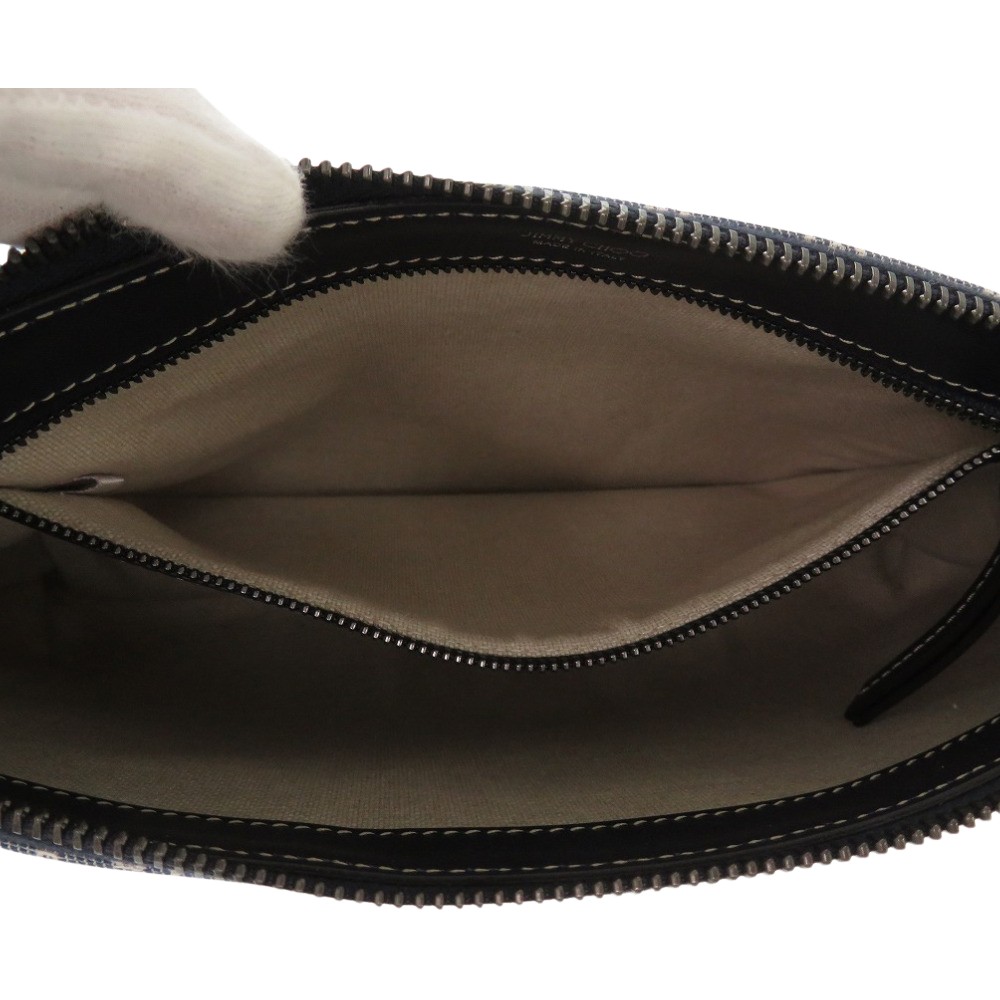 美品 JIMMY CHOO キミー JCモノグラム ショルダーバッグ デニム ショルダーバッグ キャンバス/キャンバス ブルー 0953【中古】 ユニセックス 美品 JIMMY CHOO キミー JCモノグラム ショルダーバッグ デニム ショルダーバッグ キャンバス/キャンバス ブルー 0953【中古】 ユニセックス