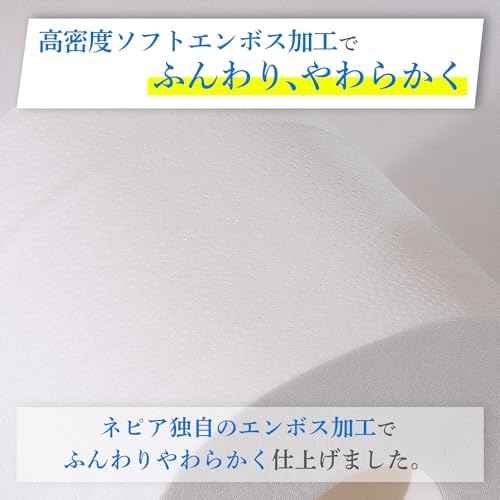 ネピア プレミアムソフト トイレットロール 1.8倍巻100m(シングル) 無香料 64ロール(8ロール × 8パック)【ケース品】