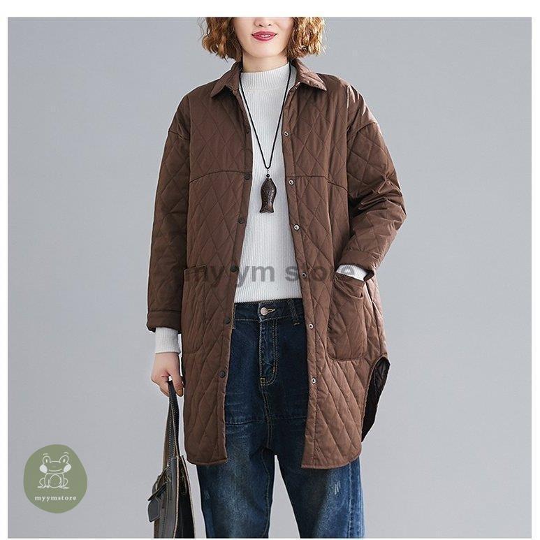 人気沸騰 アウター レディース キルティングコート 長袖 ロング シャツ ライトアウター シンプル カジュアル 秋冬 人気沸騰 アウター レディース キルティングコート 長袖 ロング シャツ ライトアウター シンプル カジュアル 秋冬