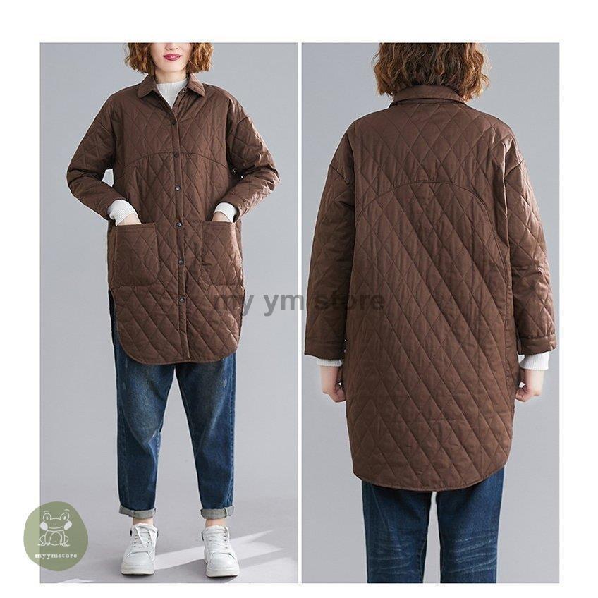 人気沸騰 アウター レディース キルティングコート 長袖 ロング シャツ ライトアウター シンプル カジュアル 秋冬 人気沸騰 アウター レディース キルティングコート 長袖 ロング シャツ ライトアウター シンプル カジュアル 秋冬