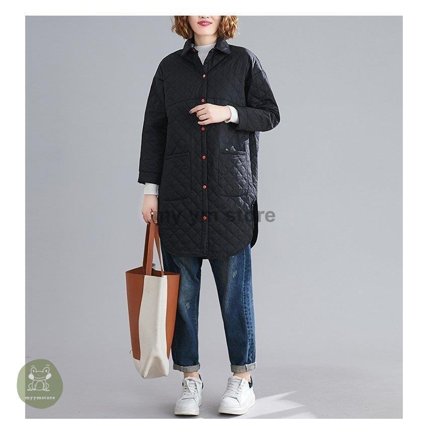 人気沸騰 アウター レディース キルティングコート 長袖 ロング シャツ ライトアウター シンプル カジュアル 秋冬 人気沸騰 アウター レディース キルティングコート 長袖 ロング シャツ ライトアウター シンプル カジュアル 秋冬