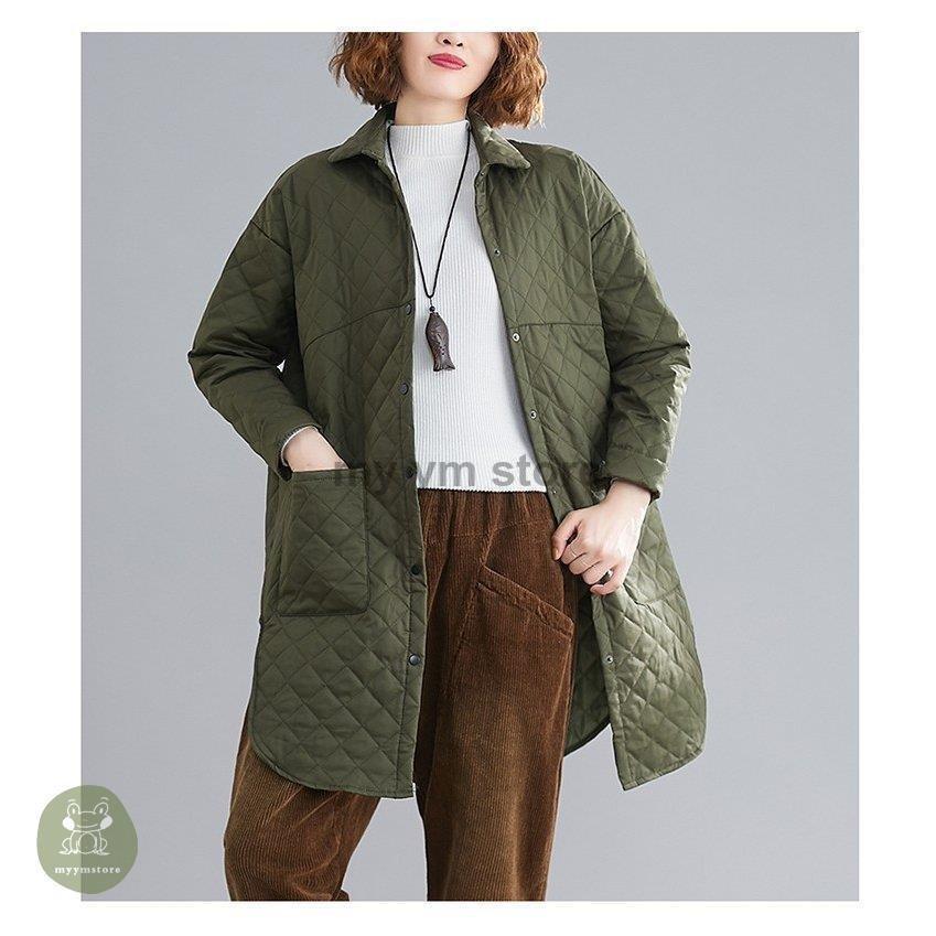 人気沸騰 アウター レディース キルティングコート 長袖 ロング シャツ ライトアウター シンプル カジュアル 秋冬 人気沸騰 アウター レディース キルティングコート 長袖 ロング シャツ ライトアウター シンプル カジュアル 秋冬