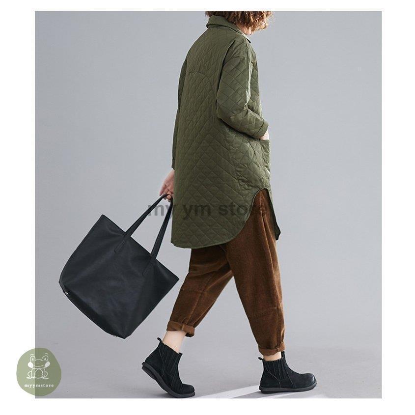 人気沸騰 アウター レディース キルティングコート 長袖 ロング シャツ ライトアウター シンプル カジュアル 秋冬 人気沸騰 アウター レディース キルティングコート 長袖 ロング シャツ ライトアウター シンプル カジュアル 秋冬